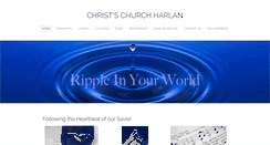 Desktop Screenshot of christschurchharlan.org