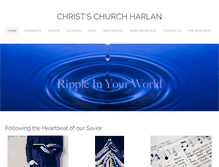 Tablet Screenshot of christschurchharlan.org